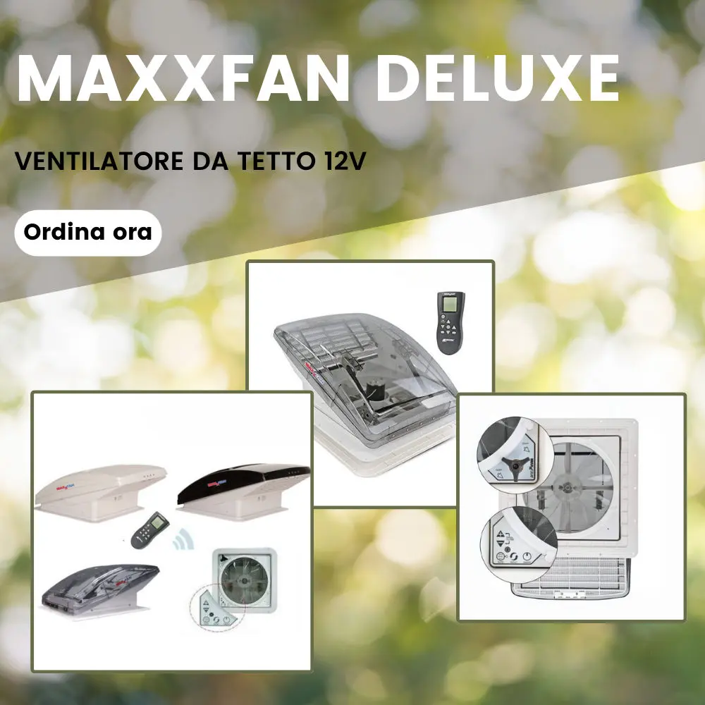 MaxxFan Deluxe, ventilatore da tetto 12V